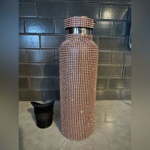 Tomo Rose Gold Rhinestone Water Bottle